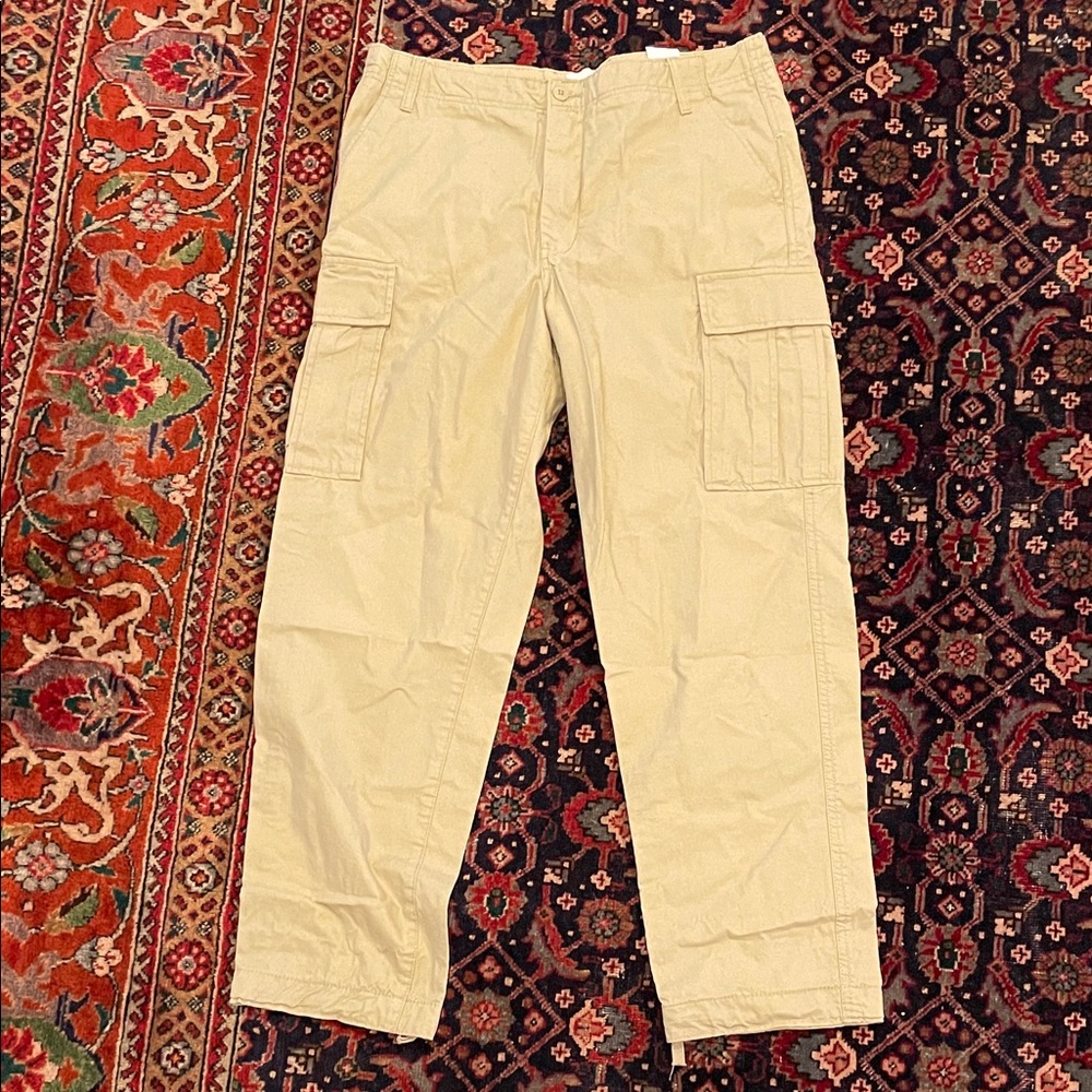 H&M Light Tan Cargo Pants for Men